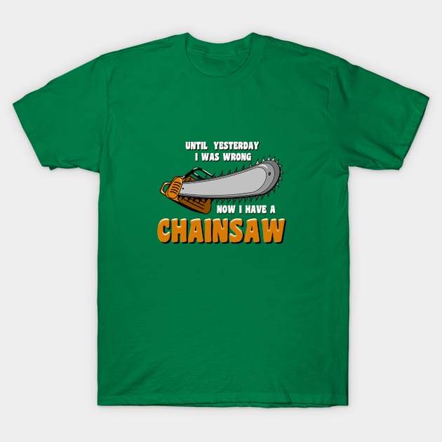 ChainsaW T-Shirt by GraphicMonas